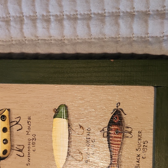 Hand painted wooden lure pucture. - Picture 2 of 7
